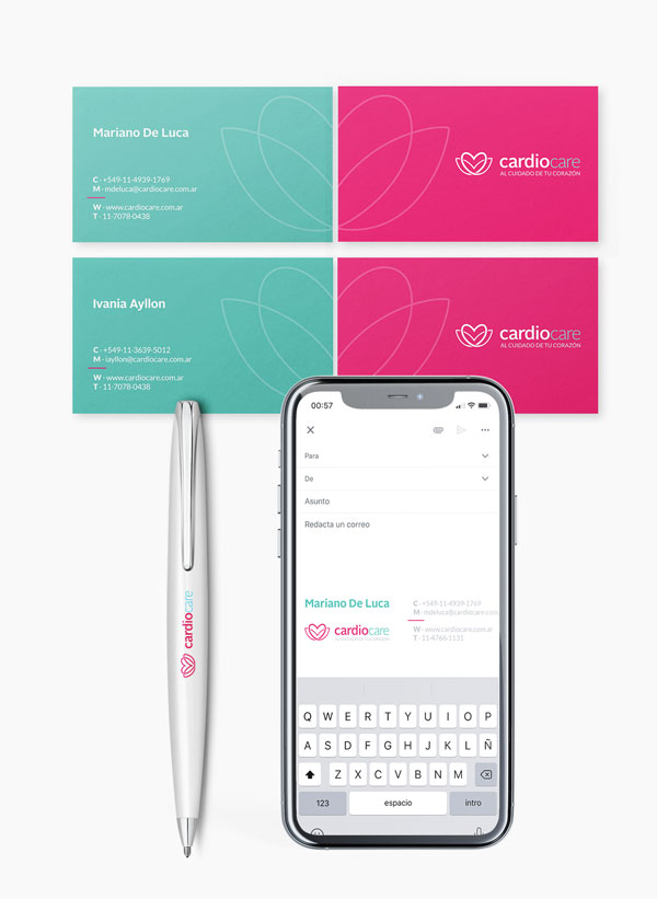 Cardio Care - IDENTIDAD / EDITORIAL / INTERACTIVO - Aguaviva - Dejamos Marcas