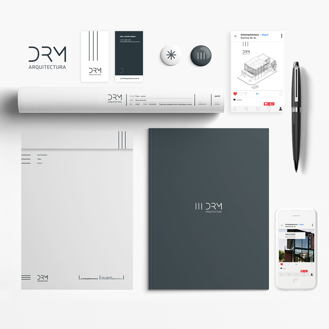 DRM Arquitectura - IDENTIDAD /  EDITORIAL / INTERACTIVO / REDES SOCIALES - Aguaviva - Dejamos Marcas