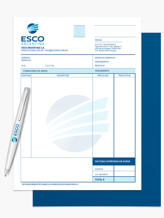 Esco Argentina - IDENTIDAD / EDITORIAL / INTERACTIVO / SERVICIOS COMPLEMENTARIOS - Aguaviva - Dejamos Marcas