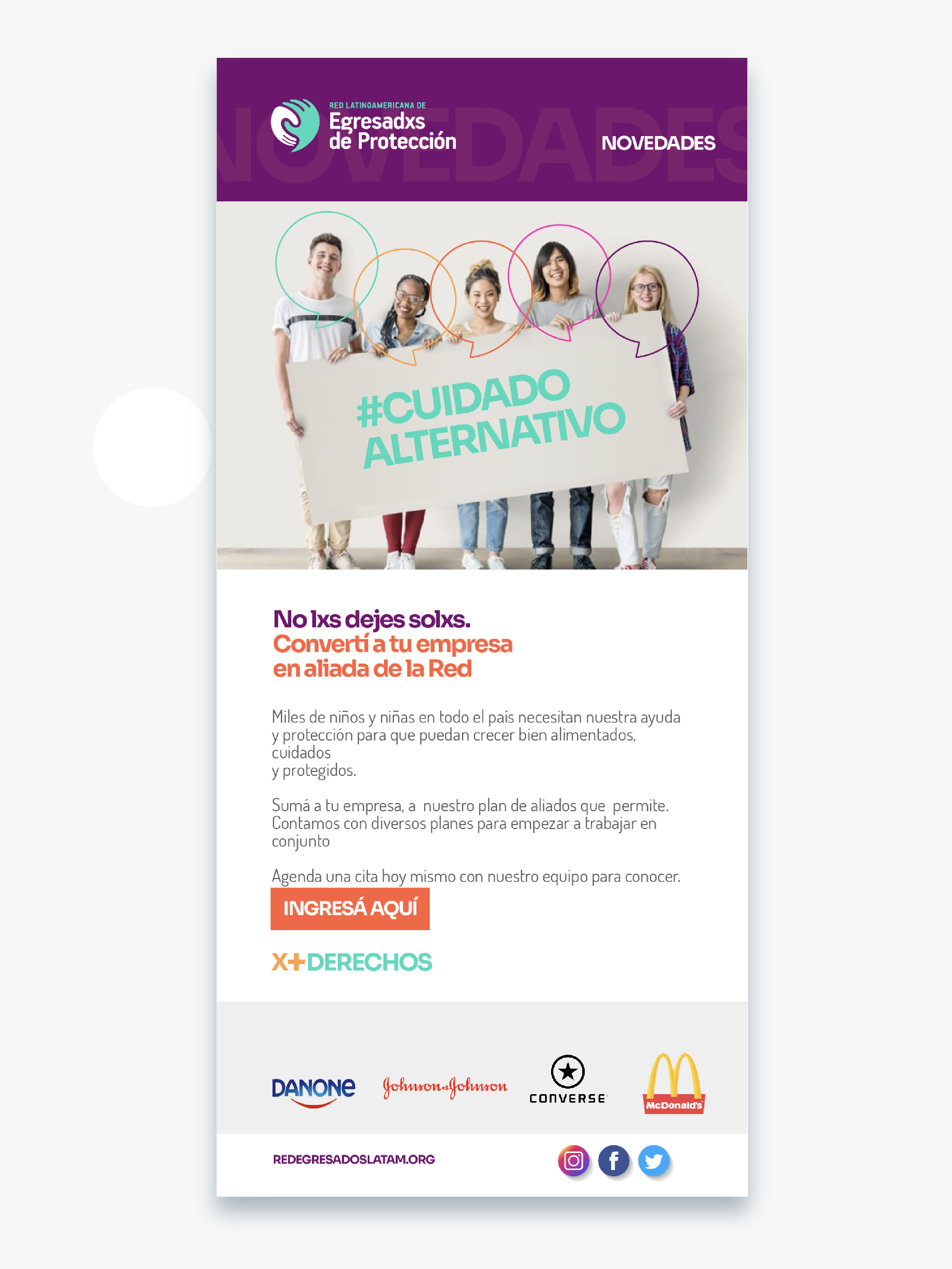 Red Latam - IDENTIDAD / INTERACTIVO /  REDES SOCIALES - Aguaviva - Dejamos Marcas